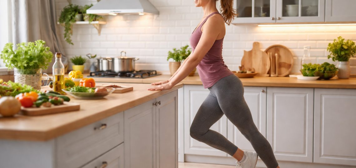 Мини-фитнес для кухни как тренироваться, пока готовишь